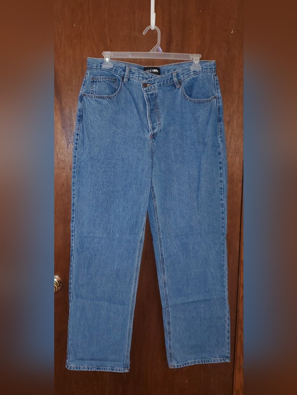 Fsshion Nova Crossover Straight Leg Jeans Sz 15